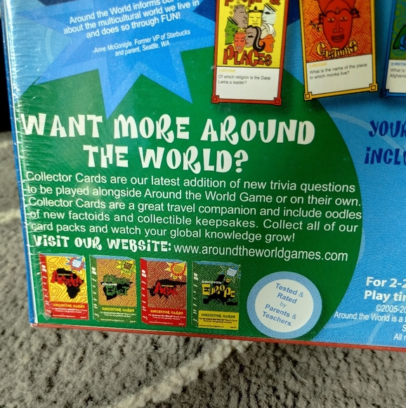 New, Sealed, Original Board Game, Around the World ,1st Edition - Picture 6 of 7